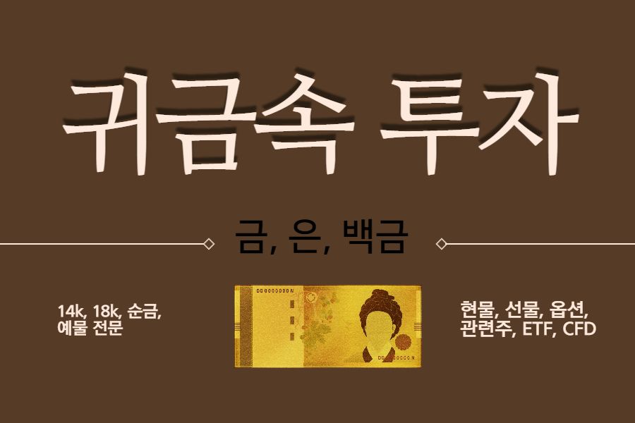 [미국 오늘의 금시세] 금과 백금 가격 시세 차트, 전망 및 투자 방법의 정석